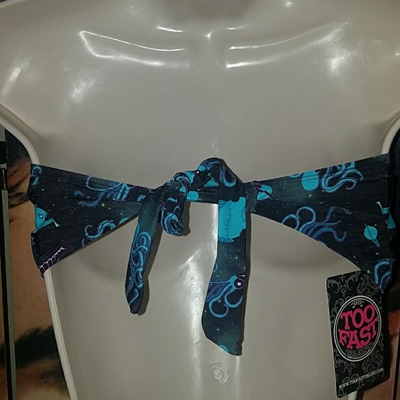 Too Fast Ariel Tentacle Bikini Bow Octopus Kraken - Picture 7 of 8